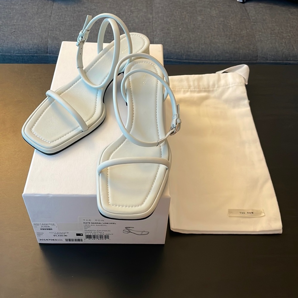 The Row Kate Sandal Low Heel